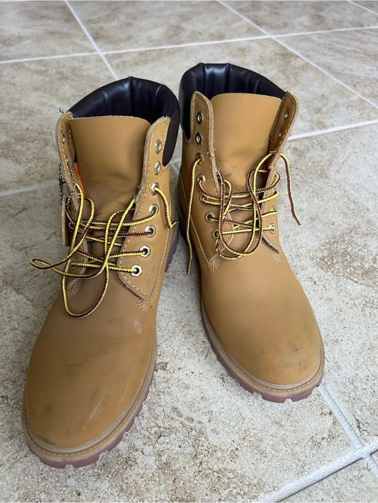 Timberland Other - Timberland Wheat Tan Work Boots with Black Collar